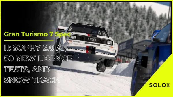 Gran Turismo 7 Spec II: Sophy 2.0 AI, 50 New Licence Tests, and Snow Track