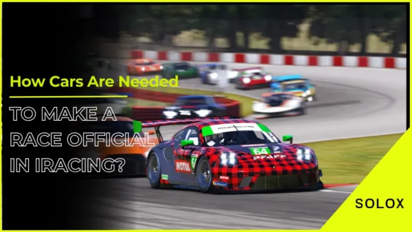 How Cars Are Needed to Make a Race Official in iRacing?