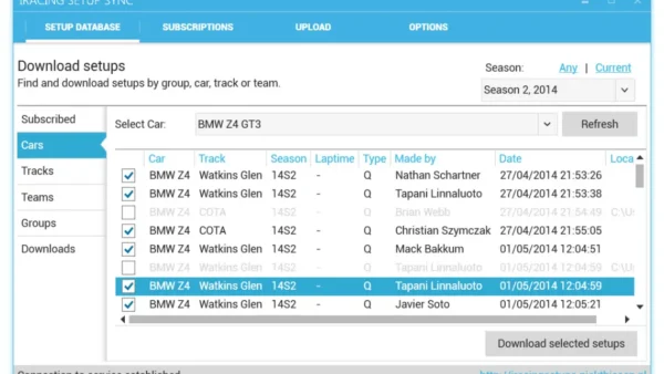 How To Use Setup Sync iRacing