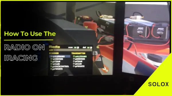 How To Use The Radio On iRacing
