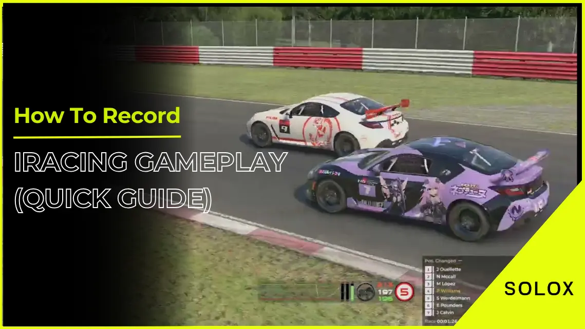 How To Record iRacing Gameplay (Quick Guide)