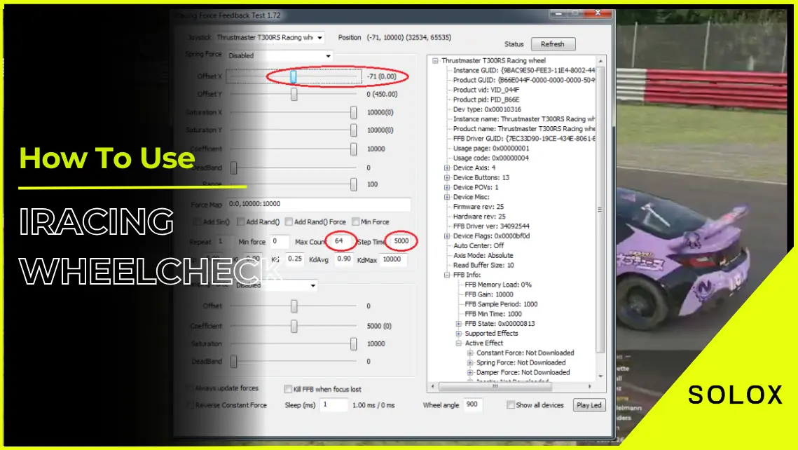 How To Use iRacing Wheelcheck