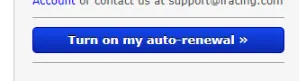 Finding the Auto-Renew Option iRacing